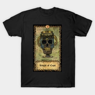 Knight Of Cups. Eternal Bones Tarot Design (Colorful) T-Shirt